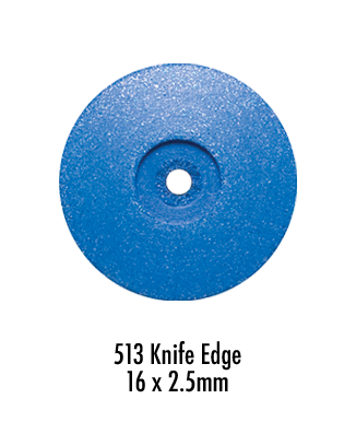 Wagner Silicone Wheel Blue Medium D22/3 B513 Pack of 100 Pieces