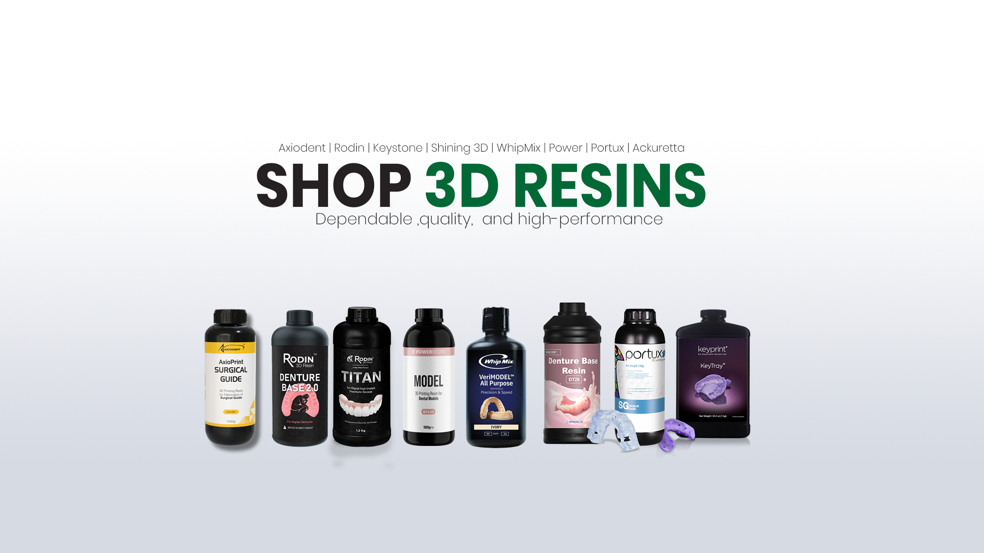3D Dental Printing Resins
