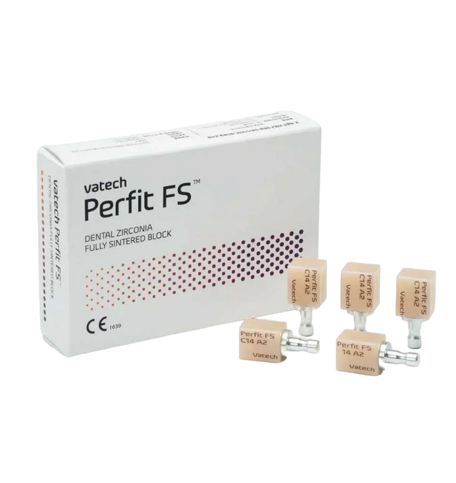 VATECH Perfit FS Zirconia Block – Pre-shaded, Fully Sintered, Crack Resistant