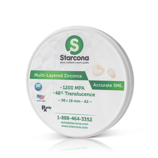 Multi-layered Zirconia Discs - Starcona Dental Supply