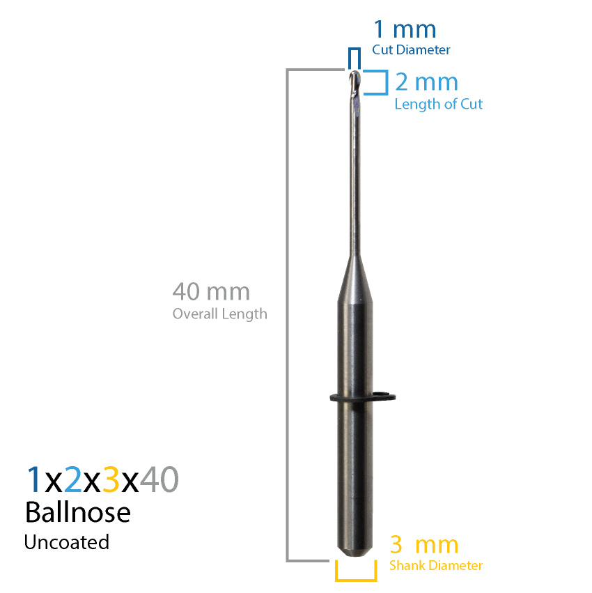 VHF: Uncoated K5-S2 CadCam Milling Burs