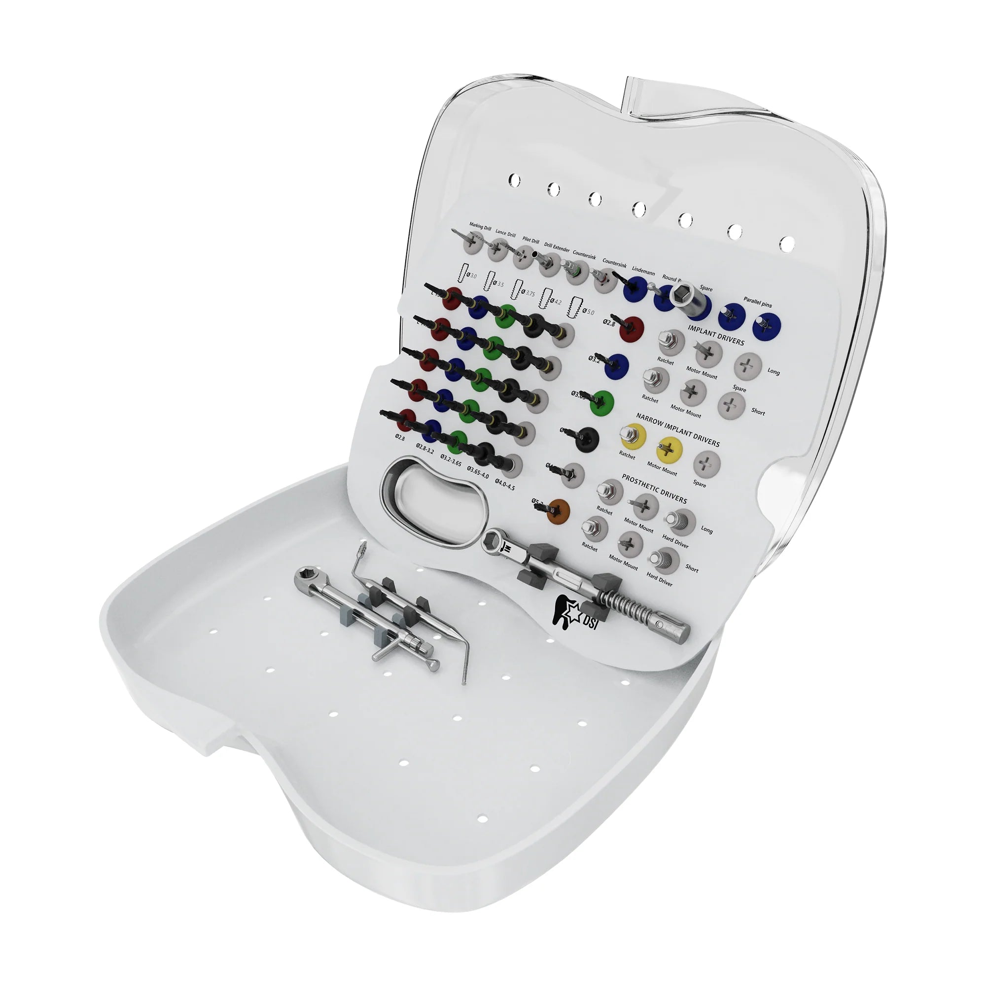 SK006C Pro Kit with Conical Drills