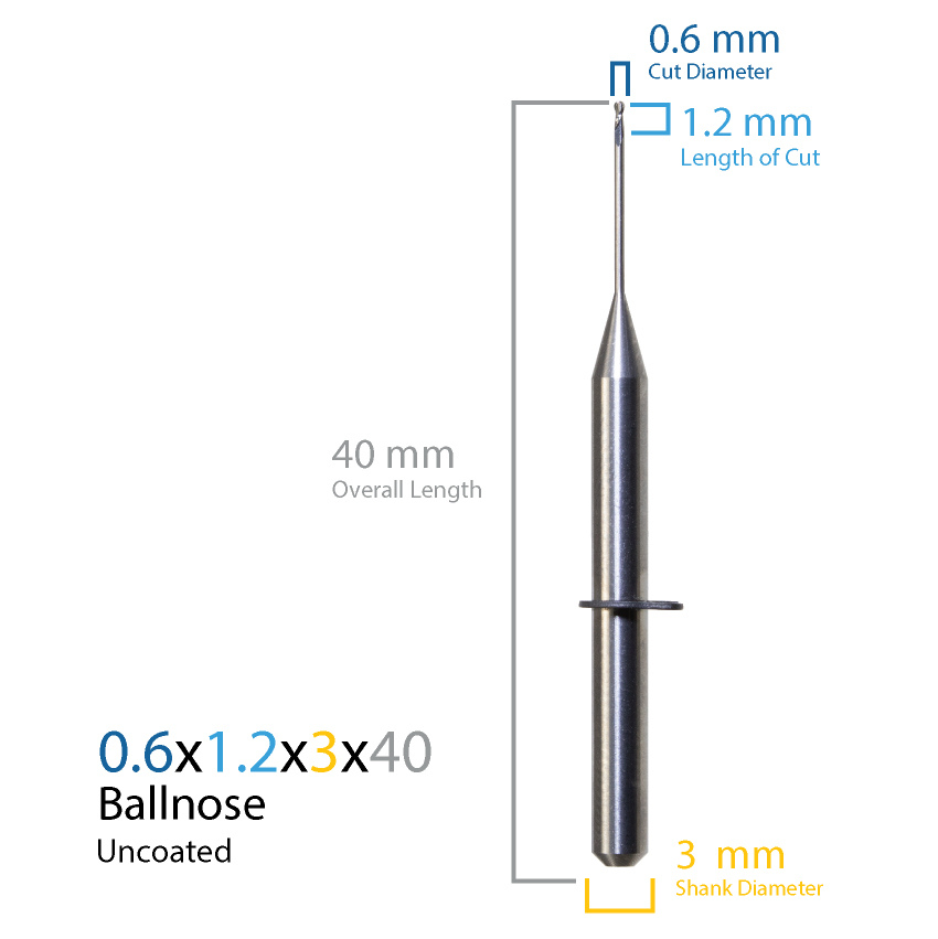 VHF: Uncoated K5-S2 CadCam Milling Burs