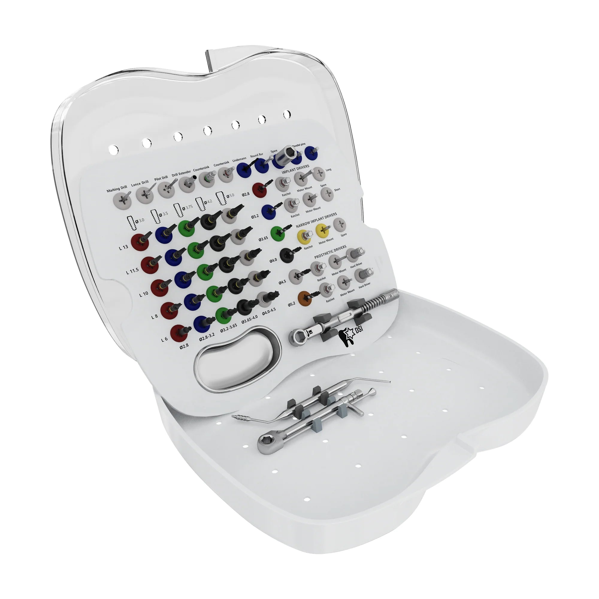 SK006C Pro Kit with Conical Drills