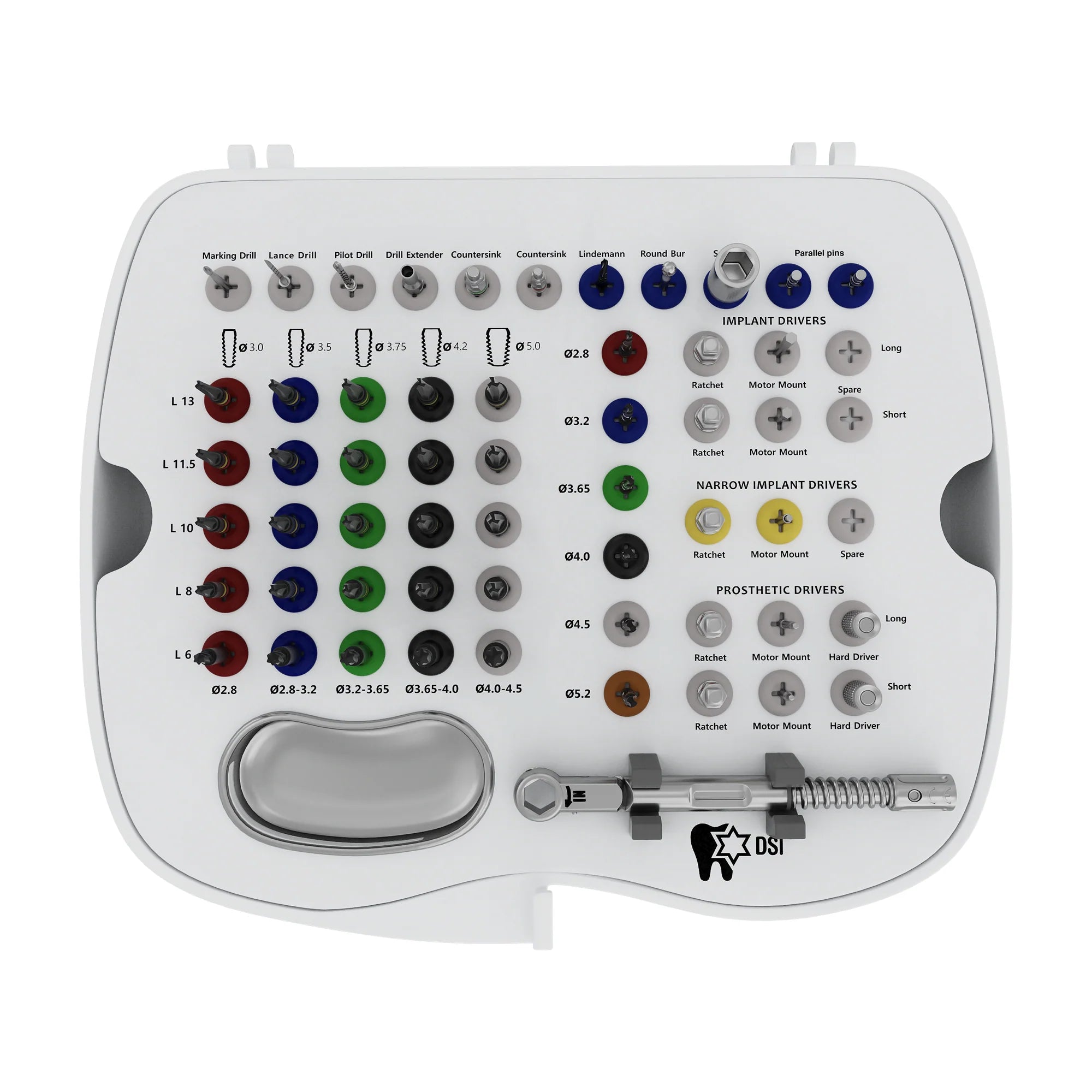 SK006C Pro Kit with Conical Drills