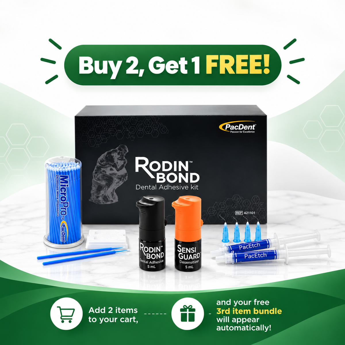 Rodin Bond Dental Adhesive & Desensitizer Intro Kit