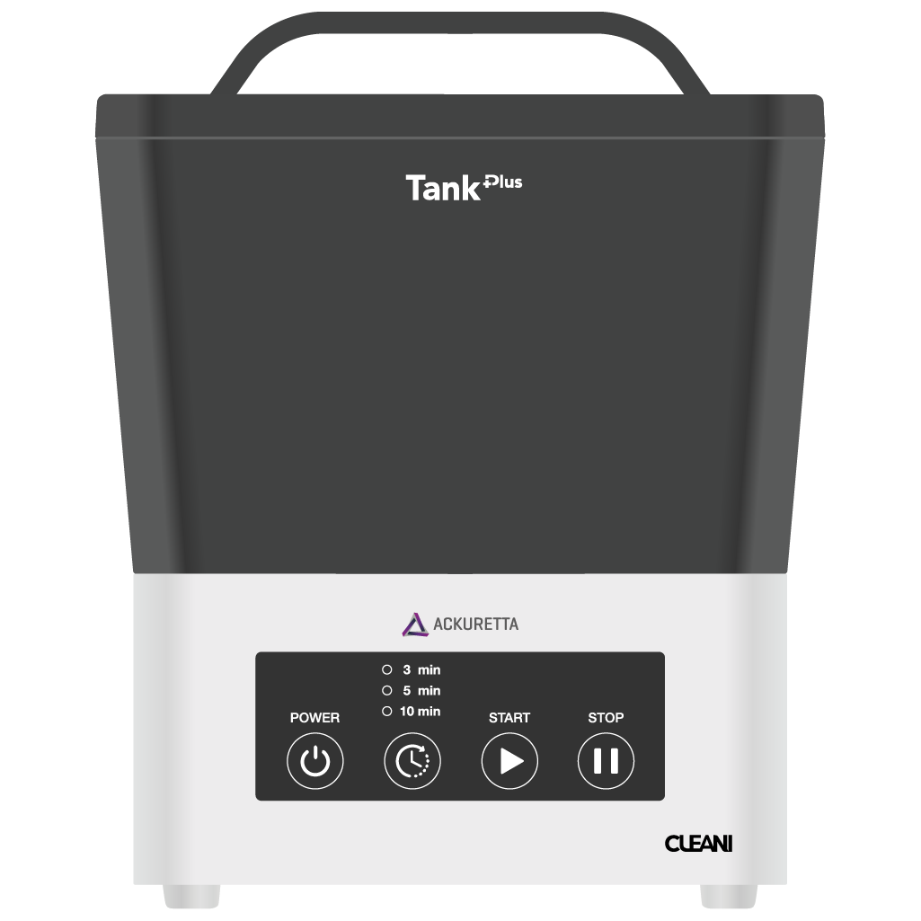 Ackuretta CLEANI - (1) Tank Plus Kit (Tank Plus with lid, mesh basket, hydrometer)