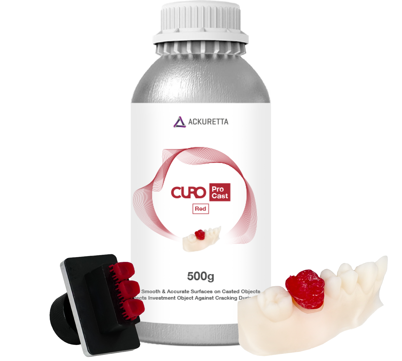 CURO ProCast Resin 500g - Red