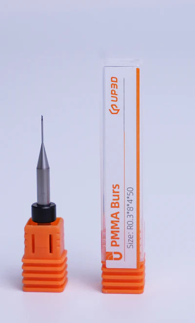 UP3D -  Uncoated PMMA/Wax 50mm Length Burs