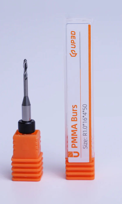 UP3D -  Uncoated PMMA/Wax Single Flute Burs