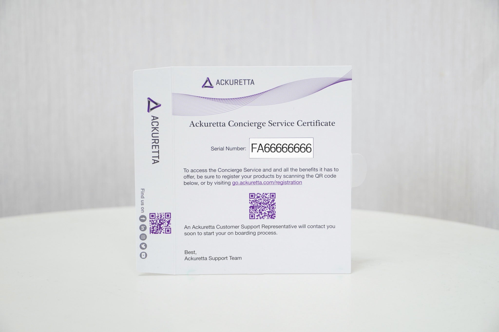 Ackuretta SOL Concierge Service - North America