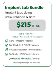 exocad (Subscription) Implant Bundle