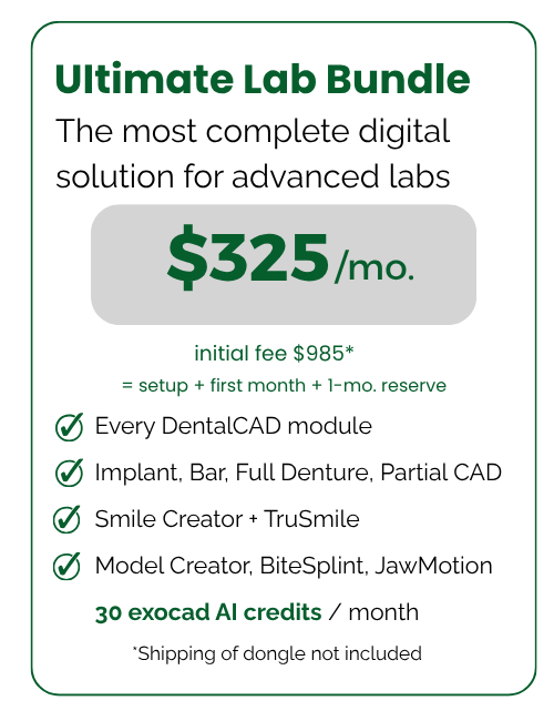 exocad (Subscription) Ultimate Bundle