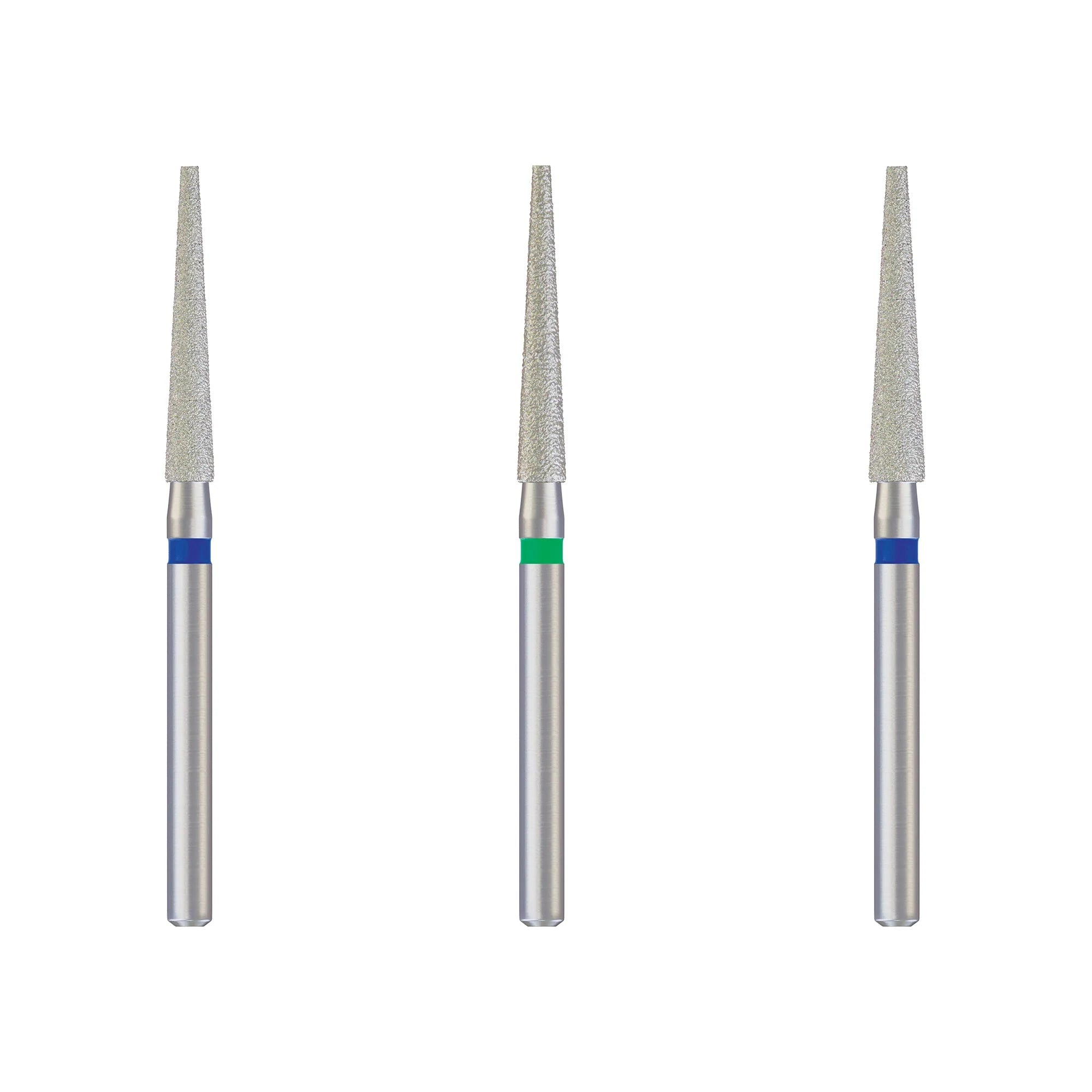 Diamond Flat End Taper Burs 24mm 10pcs