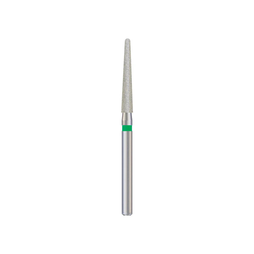 Diamond Flat End Taper Burs 24mm 10pcs ((ISO-199) Turbine)