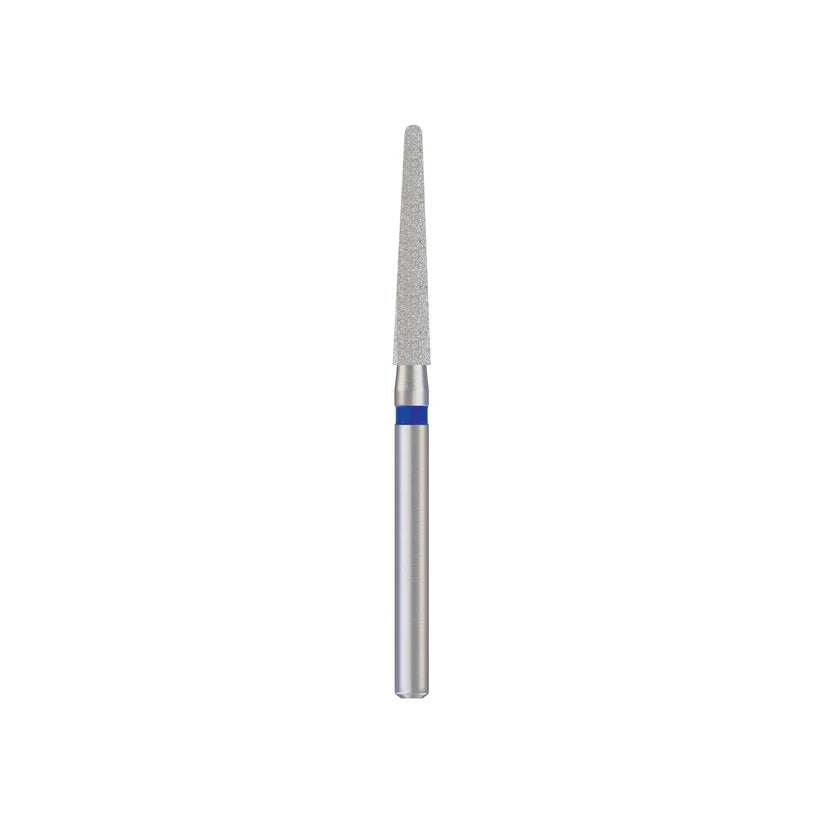Diamond Flat End Taper Burs 24mm 10pcs ((ISO-199) Turbine)