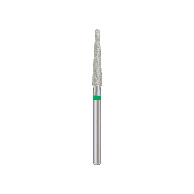 Diamond Flat End Taper Burs 24mm 10pcs ((ISO-199) Turbine)