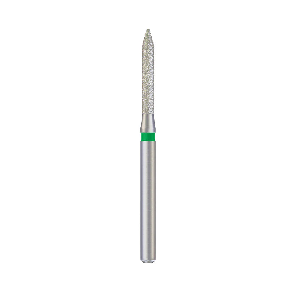 Diamond Pointed Cylinder Burs 22mm 10pcs ((ISO-126) Turbine)