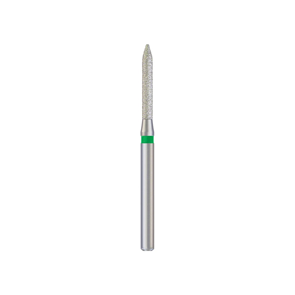 Diamond Pointed Cylinder Burs 22mm 10pcs ((ISO-126) Turbine)