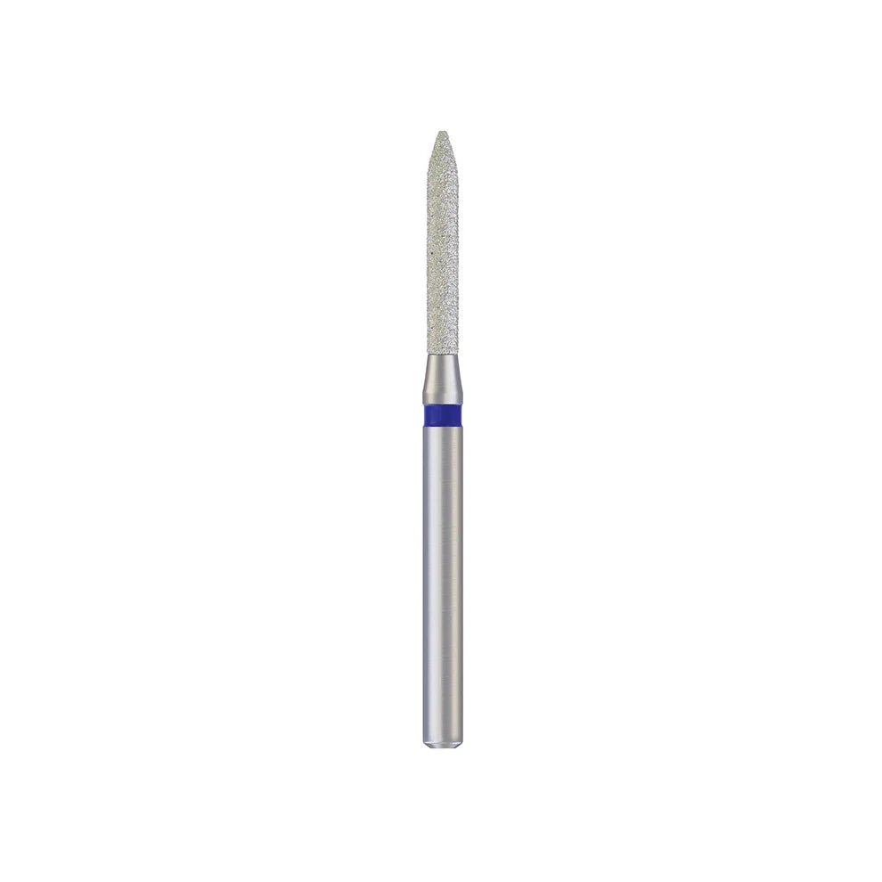 Diamond Pointed Cylinder Burs 22mm 10pcs ((ISO-126) Turbine)