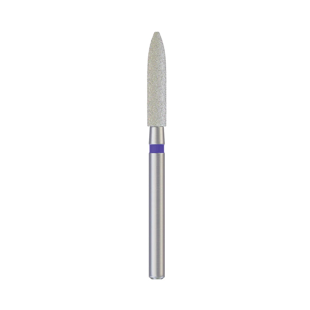 Diamond Pointed Cylinder Burs 22mm 10pcs ((ISO-245) Turbine)