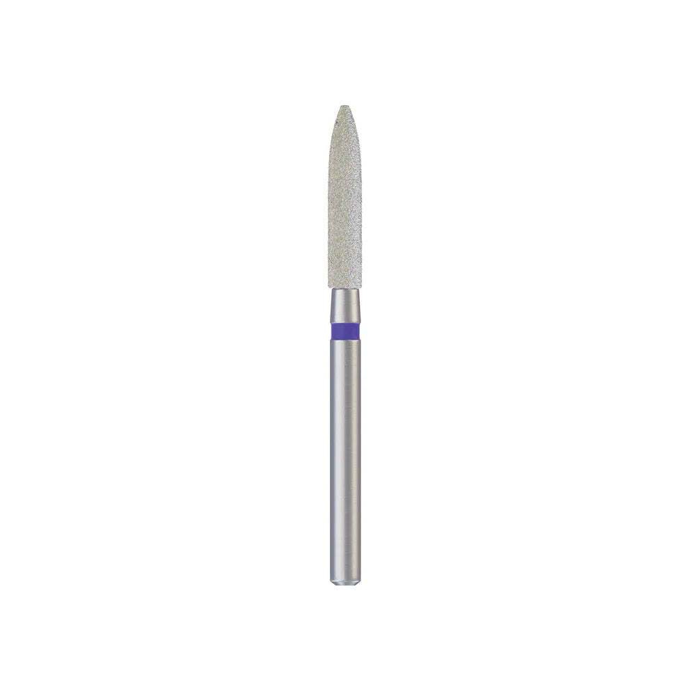 Diamond Pointed Cylinder Burs 22mm 10pcs ((ISO-245) Turbine)