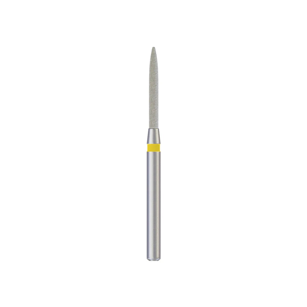 Diamond Pointed Cylinder Burs 22mm 10pcs ((ISO-245) Turbine)