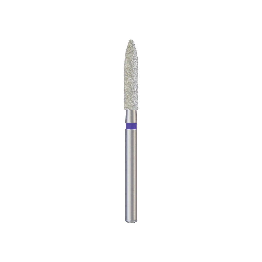 Diamond Pointed Cylinder Burs 22mm 10pcs ((ISO-245) Turbine)