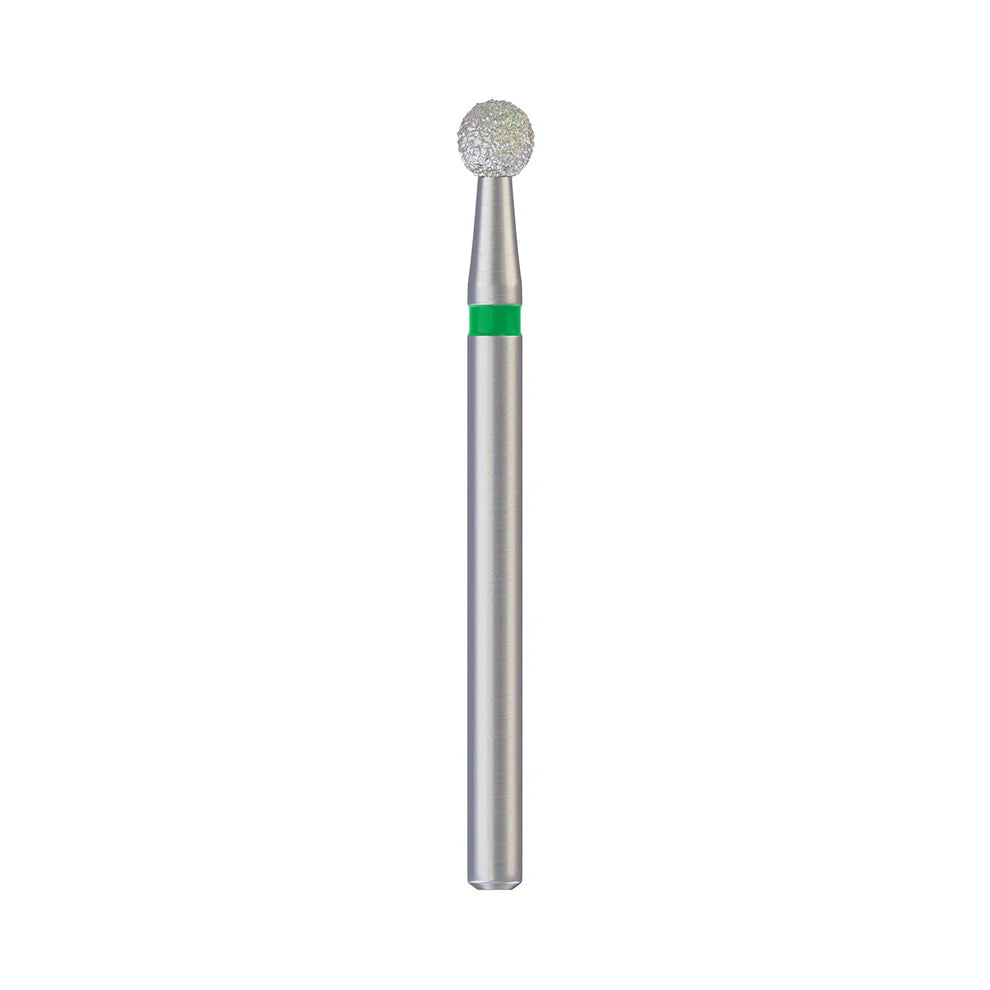 Diamond Round Burs 21mm 10pcs ((ISO-001) Turbine)