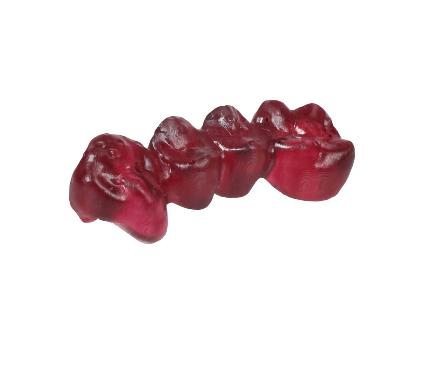 Portux 3D Model Cast Resin Red Color 1kg