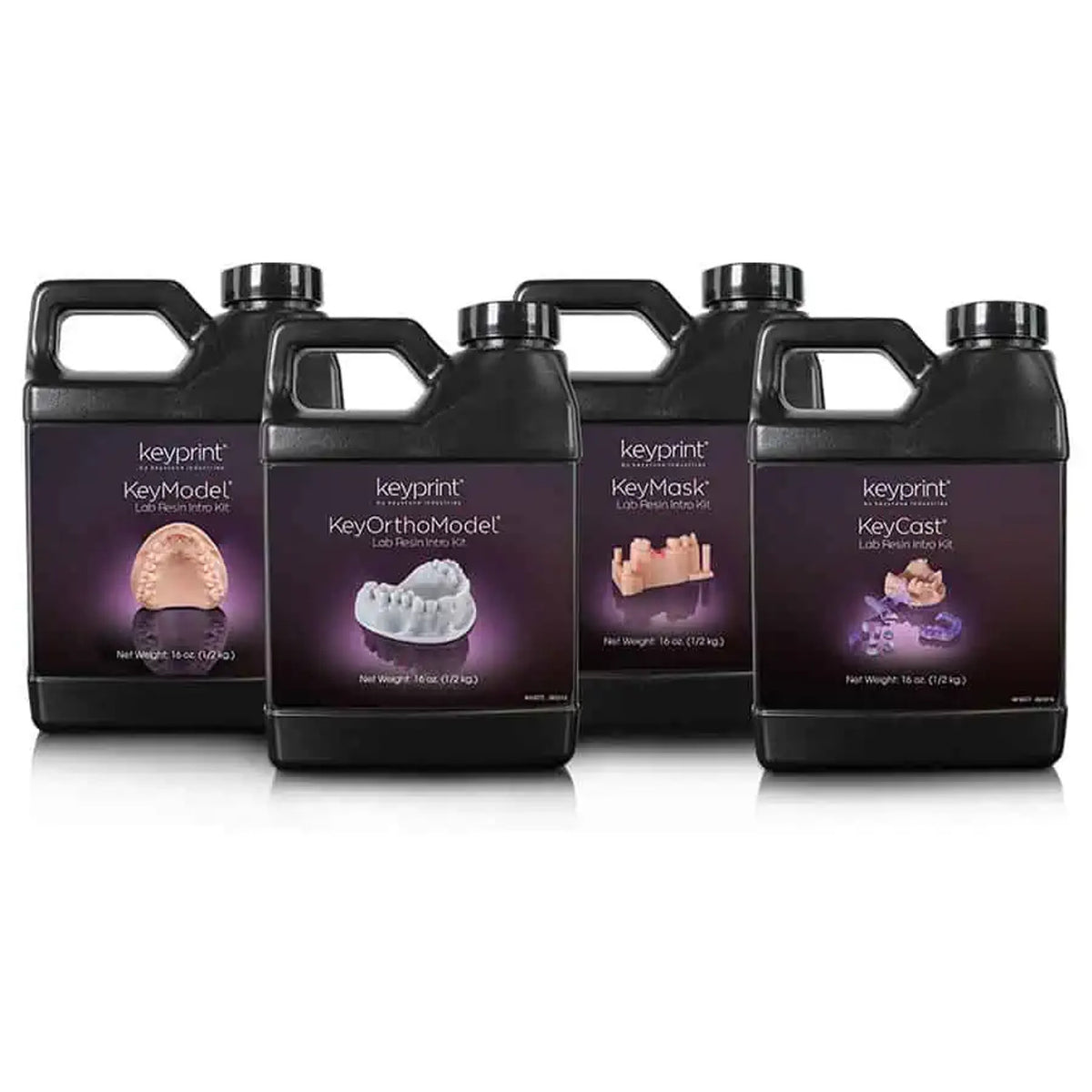 Keyprint Lab Resin Intro Kit - 4 Bottles – Starcona Dental Supply