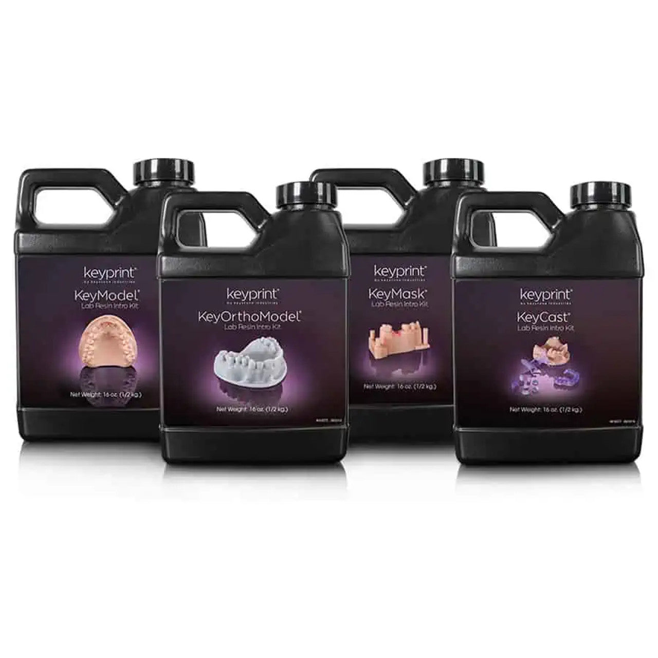 Keyprint Lab Resin Intro Kit - 4 Bottles