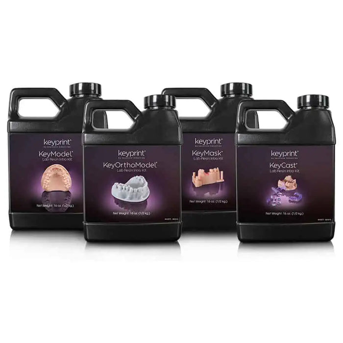 Keyprint Lab Resin Intro Kit - 4 Bottles