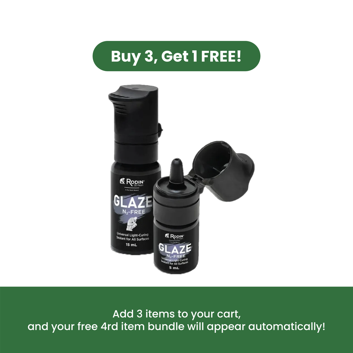 Rodin Glaze N2-Free 5 mL (3 + 1 Promotion)