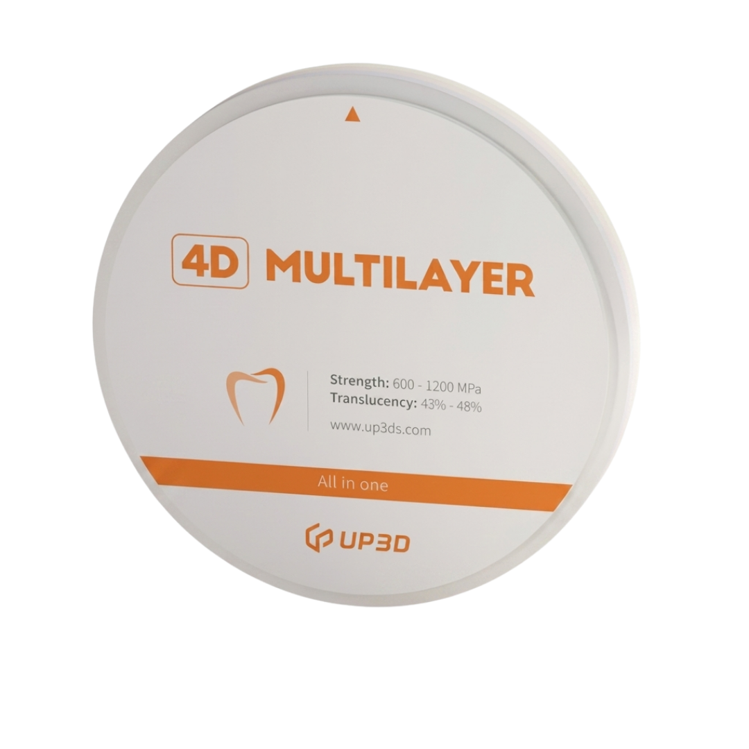 UP3D 4D Multi-Layer Zirconia Disc