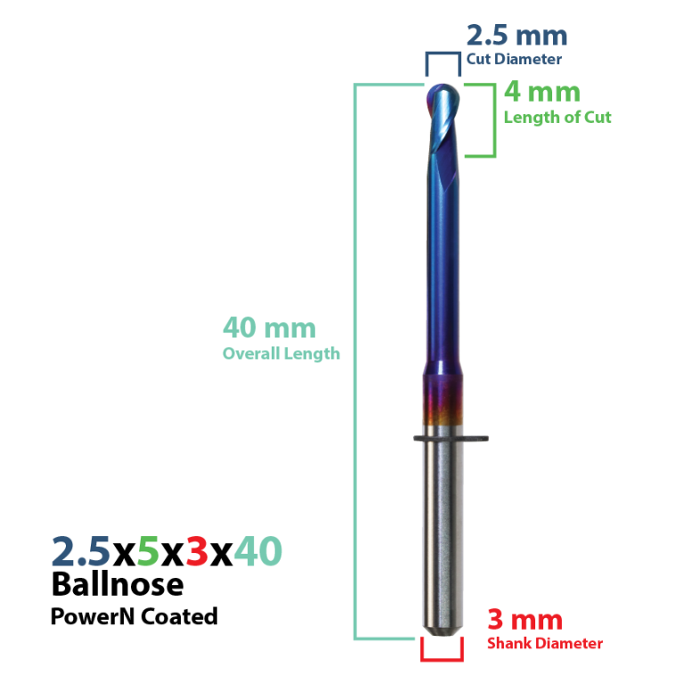 WIELAND SELECT HYBRID: Power N Coated CadCam Milling Burs