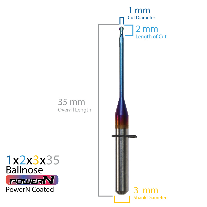 VHF: Power N K4 CadCam Milling Burs