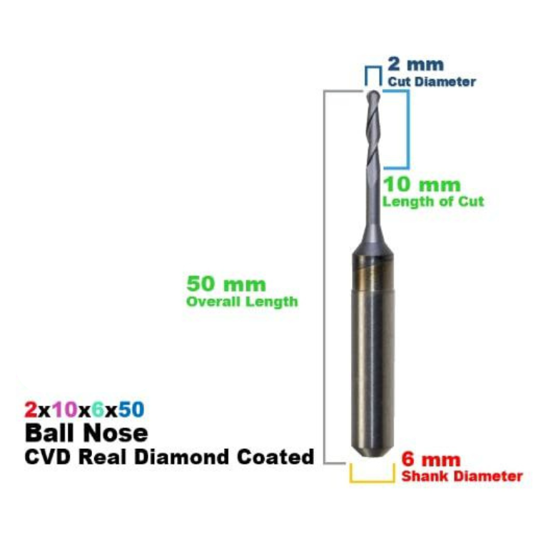 ZIRKONZAHN: CVD Diamond Coated CadCam Milling Burs