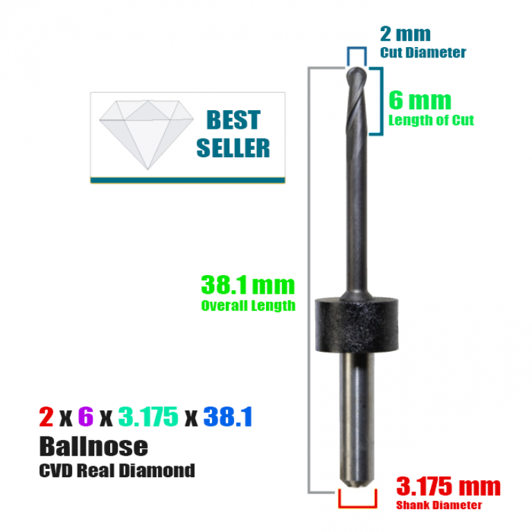 DIGITAL DENTAL: Diamond Coated CadCam Milling Burs