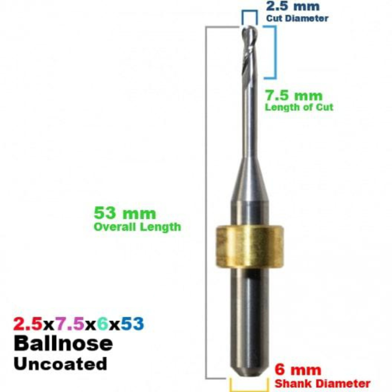 IMES-ICORE: Carbide Uncoated CadCam Milling Burs