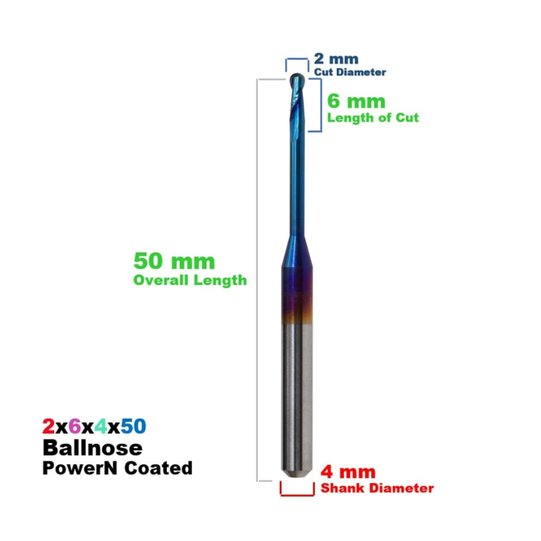ROLAND: Power N Coated CadCam Milling Burs