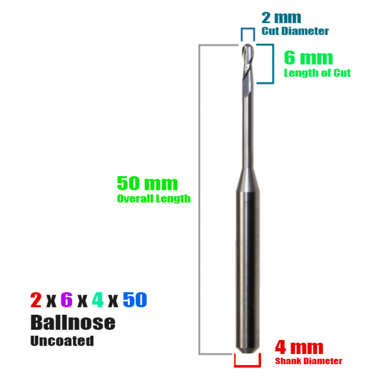 ROLAND: Carbide Uncoated CadCam Milling Burs