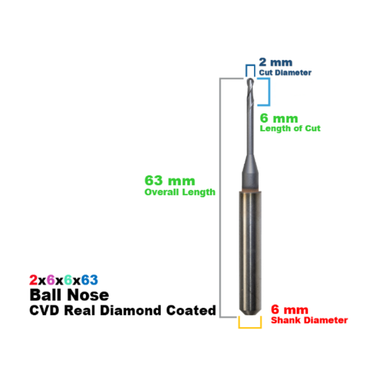 ARUM AXSYS VERSAMILL: CVD Diamond Coated CadCam Milling Burs
