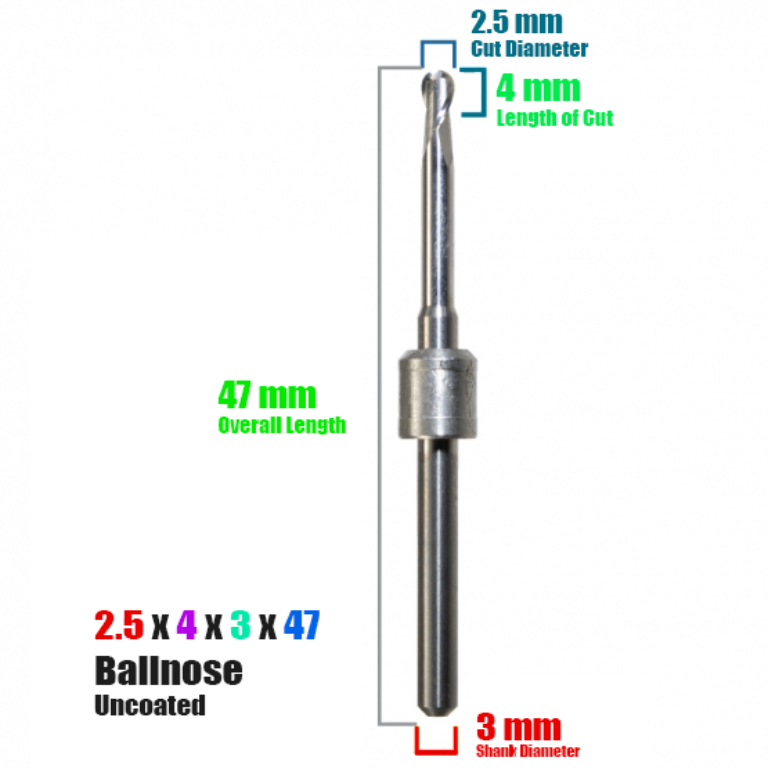 AMANN GIRRBACH: Carbide Uncoated CadCam Milling Burs