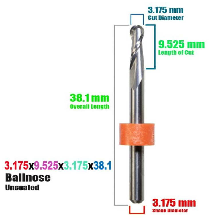 DIGITAL DENTAL: Carbide Uncoated CadCam Milling Burs