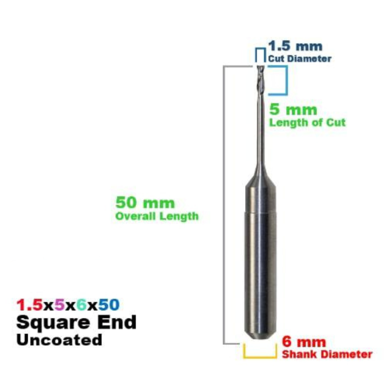 ZIRKONZAHN: Carbide Uncoated CadCam Milling Burs