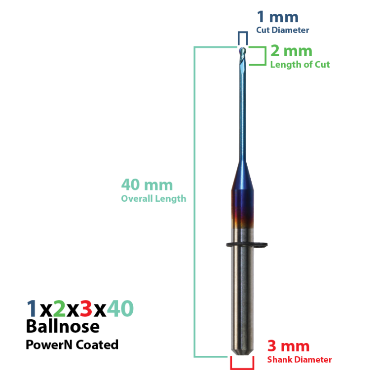 WIELAND SELECT HYBRID: Power N Coated CadCam Milling Burs