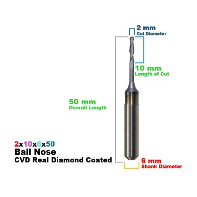 ZIRKONZAHN: CVD Diamond Coated CadCam Milling Burs