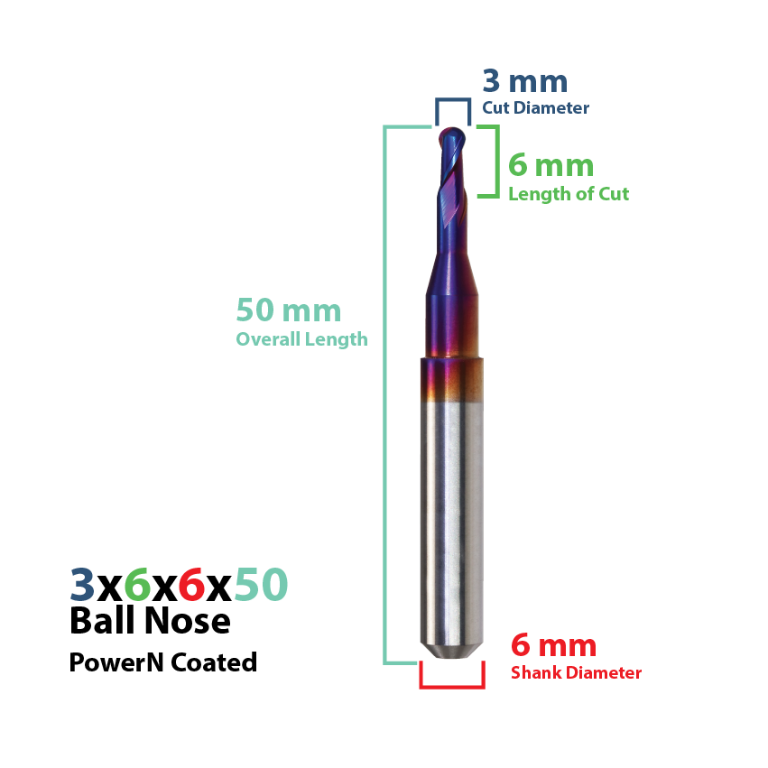 ARUM AXSYS VERSAMILL: Power N Coated CadCam Milling Burs