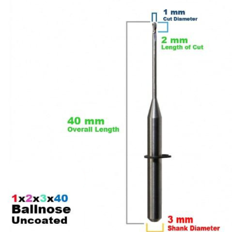 JENSEN: Carbide Uncoated CadCam Milling Burs